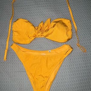Aerie High Cut Two-Piece Bikini Set